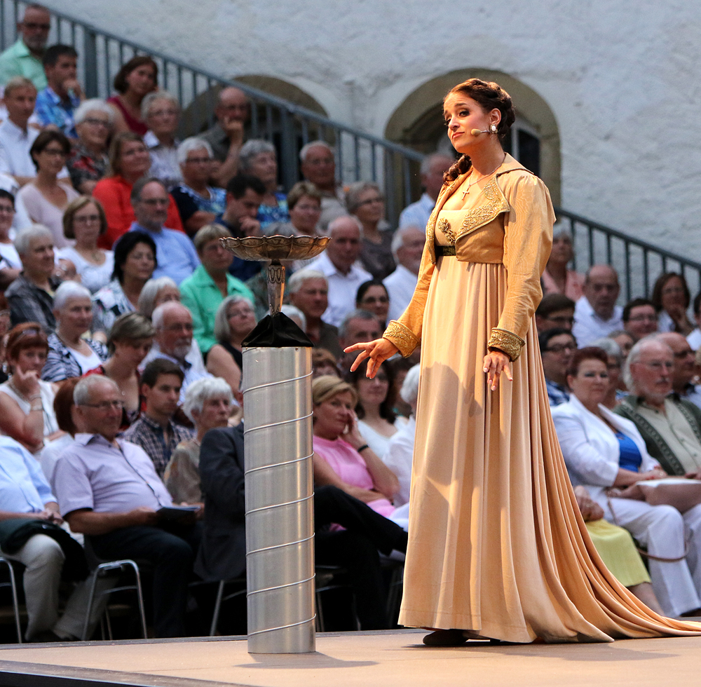 Opernfestspiel TOSCA Schloss Glatt 26.7.2015.Bild: Kuball